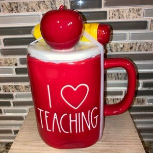 Rae Dunn I ❤️ TEACHING Mug